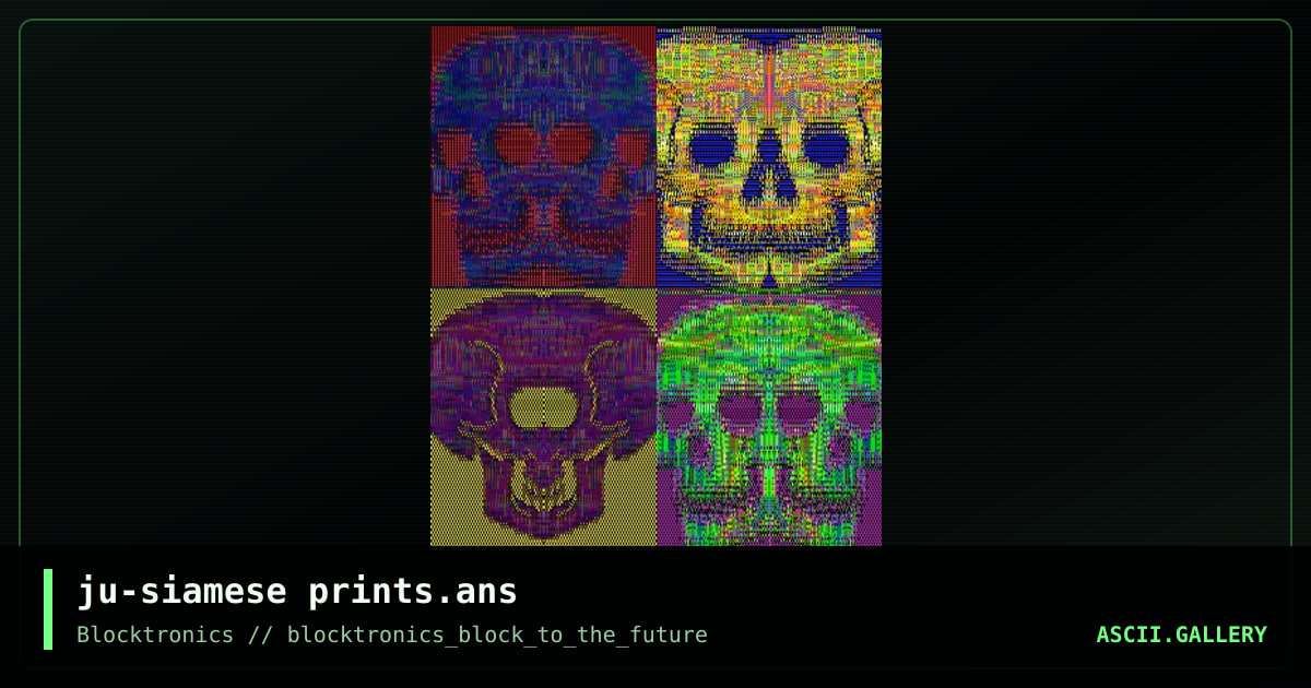 ju-siamese prints.ans, by judas, 2015