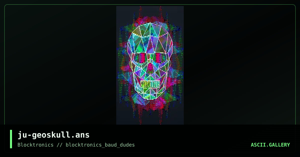 ju-geoskull.ans, by judas, 2016