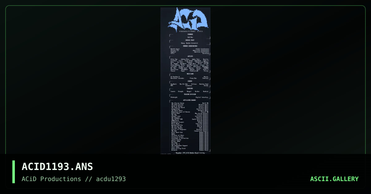 ACID1193.ANS, by vision, 1993