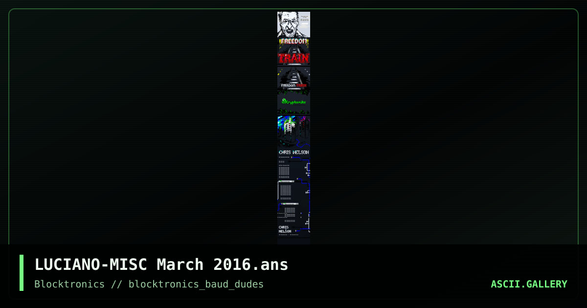 LUCIANO-MISC March 2016.ans, by enzo, 2016