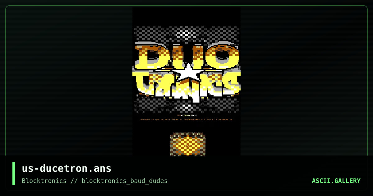 DuoTronics, by wolf biker, filth, 2016