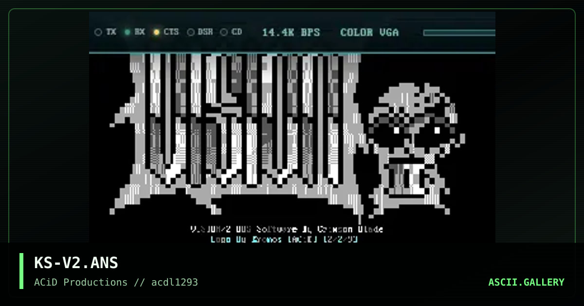 KS-V2.ANS, by kronos, 1993