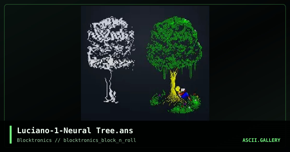 Luciano-1-Neural Tree.ans, by enzo, 2016