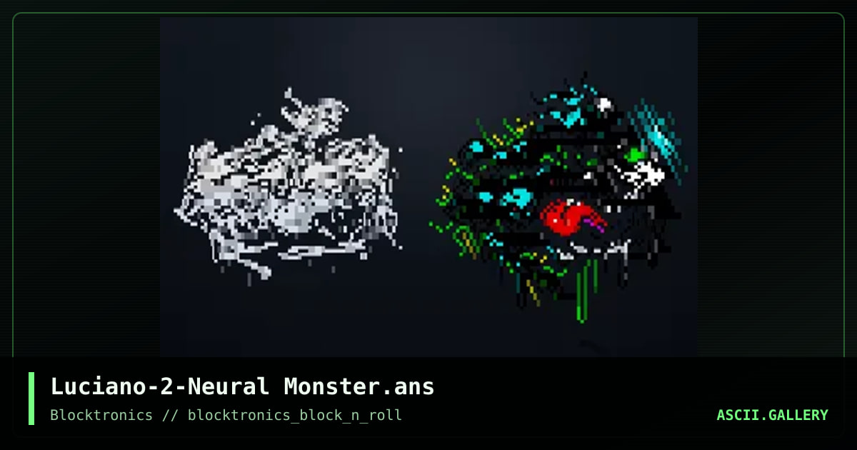 Luciano-2-Neural Monster.ans, by enzo, 2016