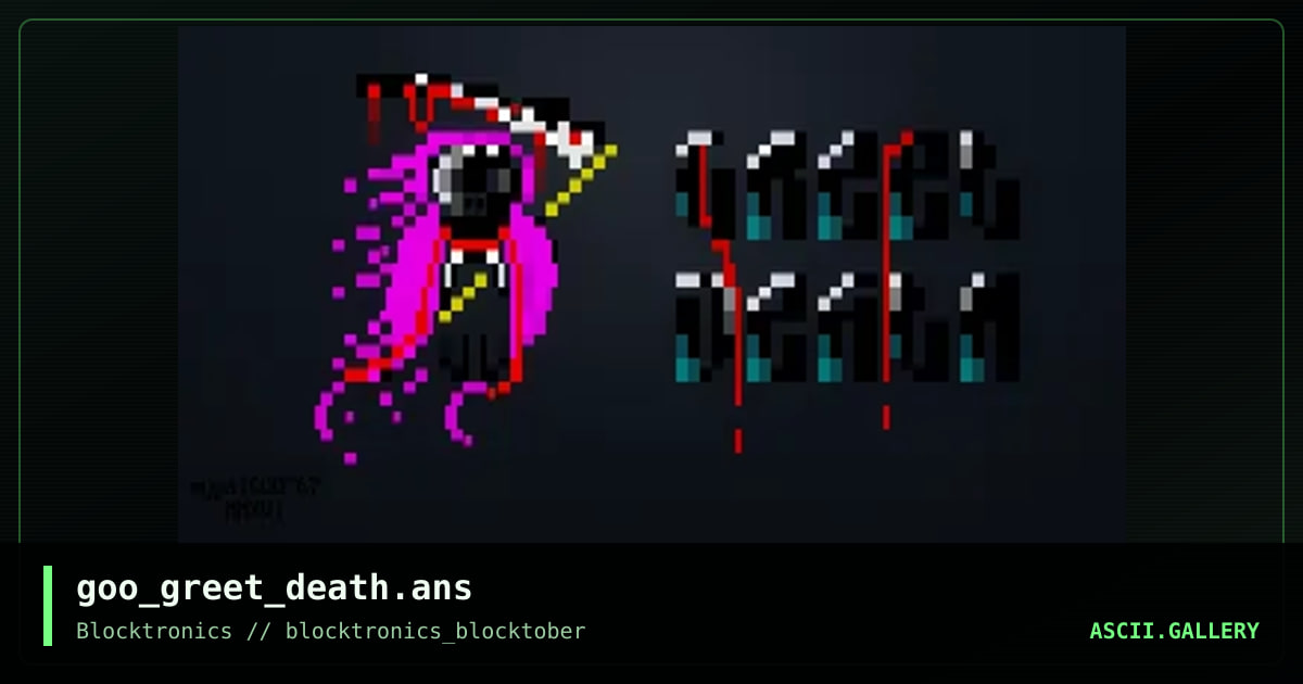 greet death, by mypalgoo, 2016