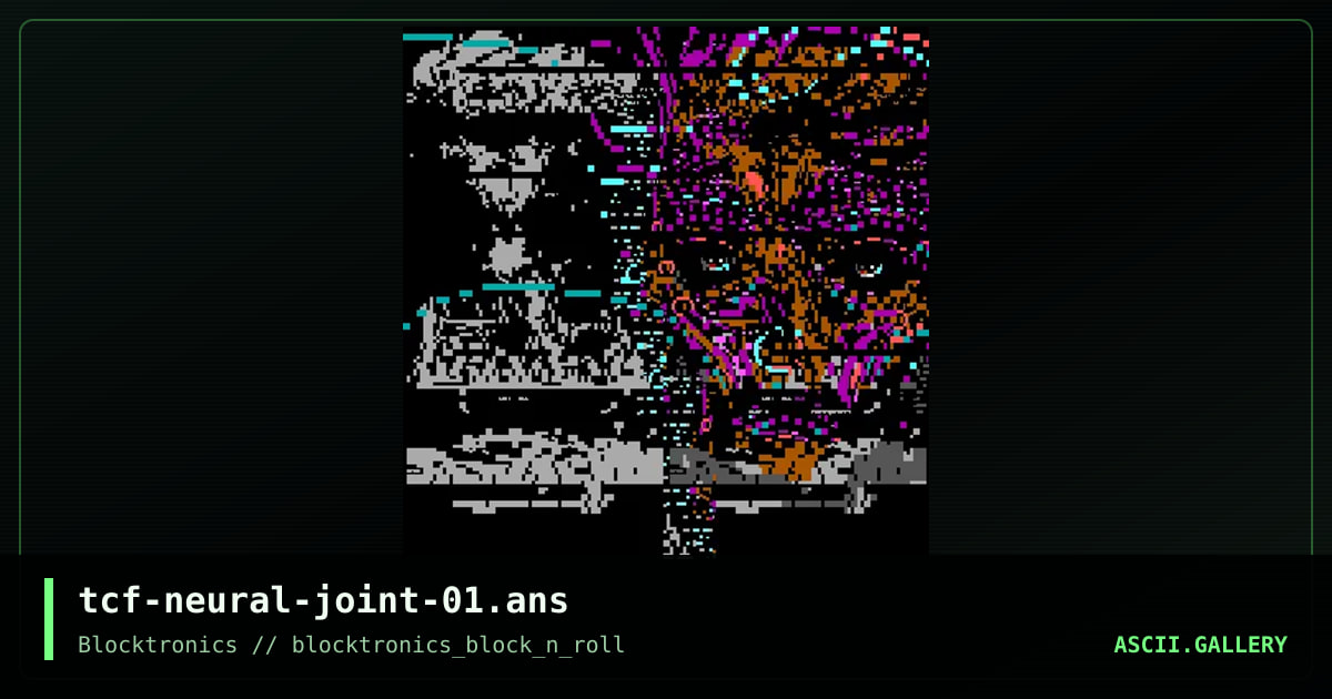 tcf-neural-joint-01.ans, by tcf, 2016