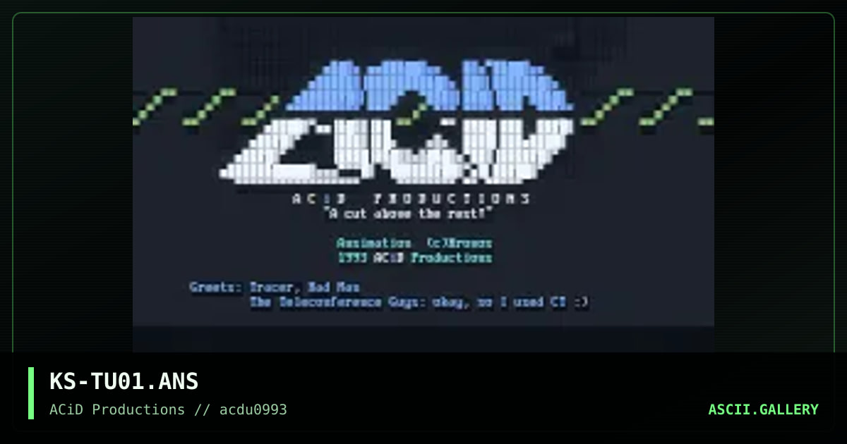 KS-TU01.ANS, by kronos, 1993