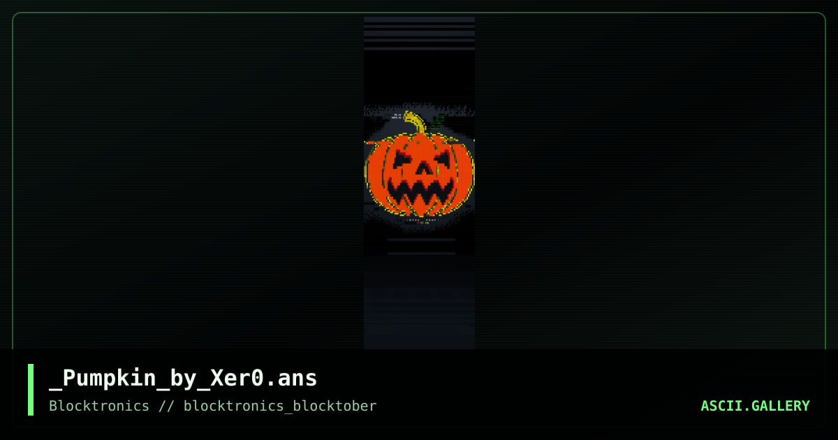 blocktober pumpkin carving, by xer0, 2016