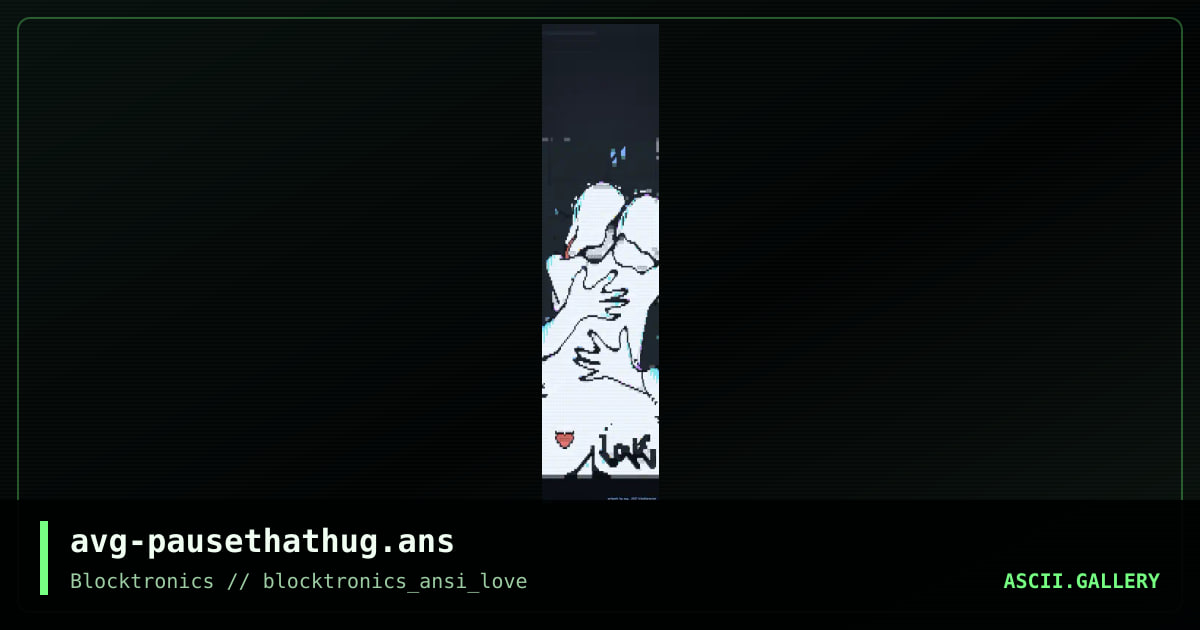 avg-pausethathug.ans, by avenging angel, 2017