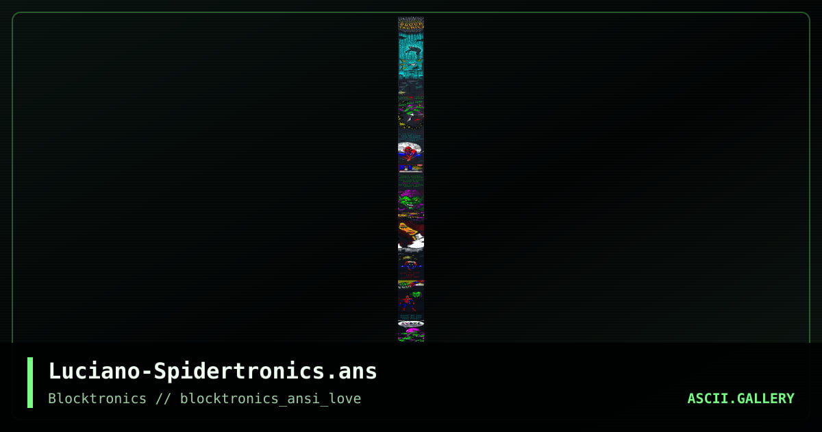 Luciano-Spidertronics.ans, by enzo, 2017