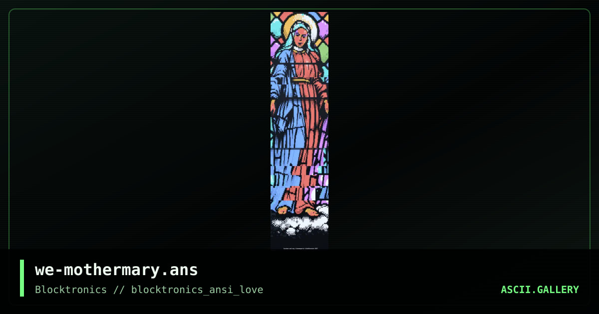 we-mothermary.ans, by avenging angel, enzo, 2017
