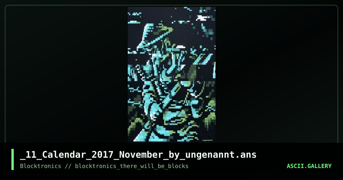 _11_Calendar_2017_November_by_ungenannt.ans, by ungenannt, 2017