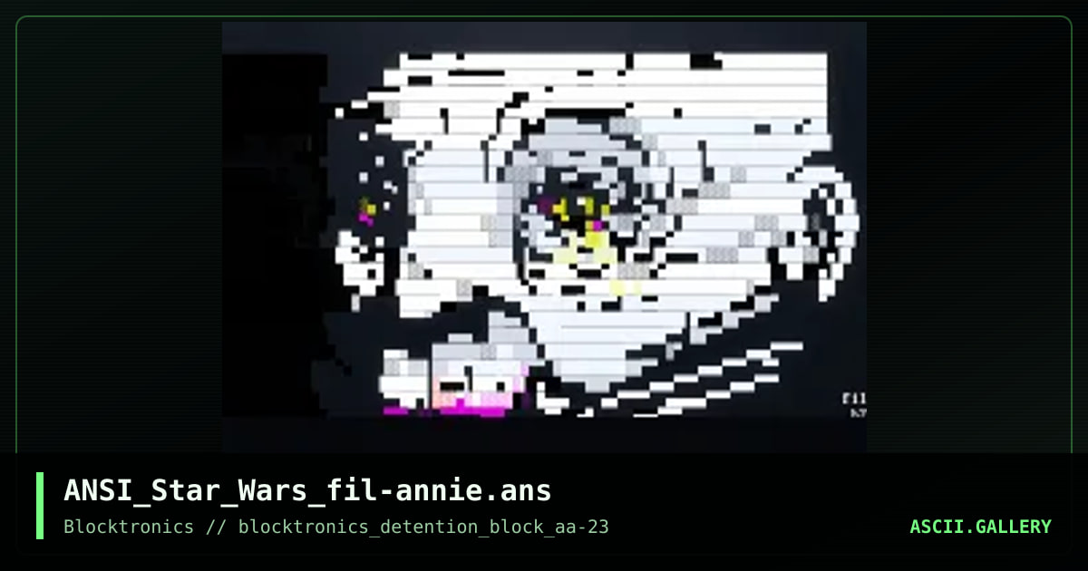 ANSI_Star_Wars_fil-annie.ans, by filth, 2017