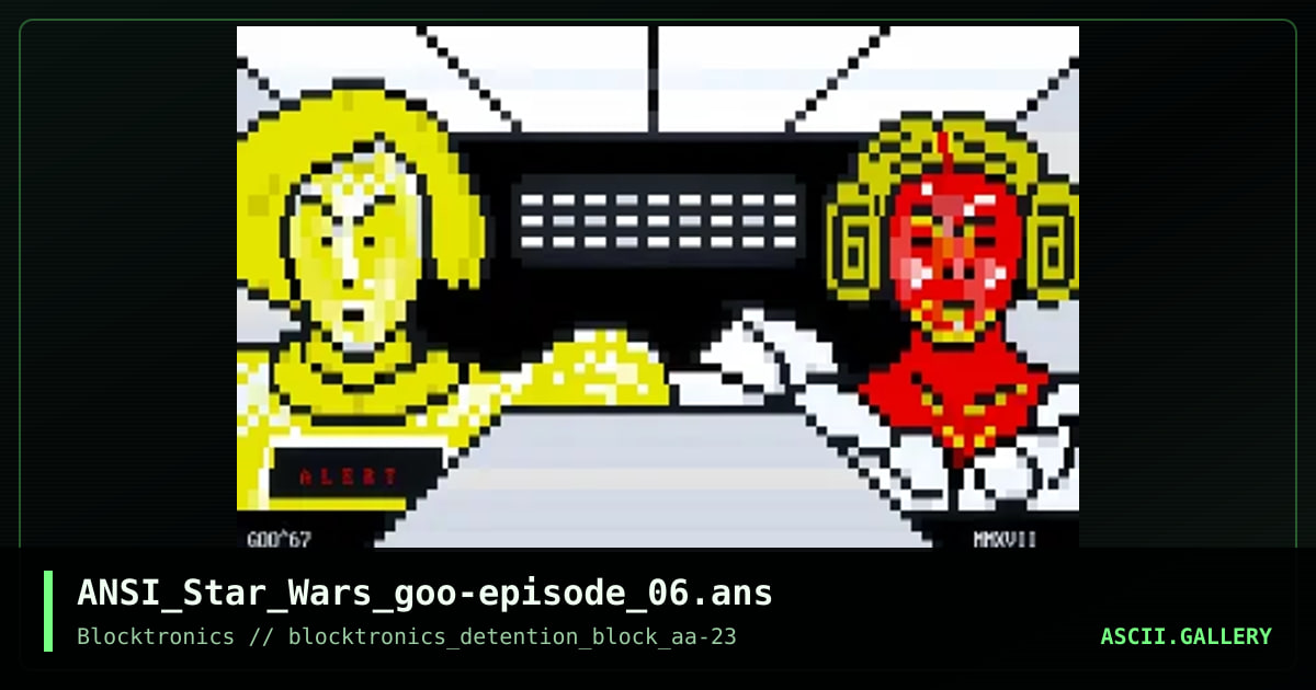 ANSI_Star_Wars_goo-episode_06.ans, by mypalgoo, 2017