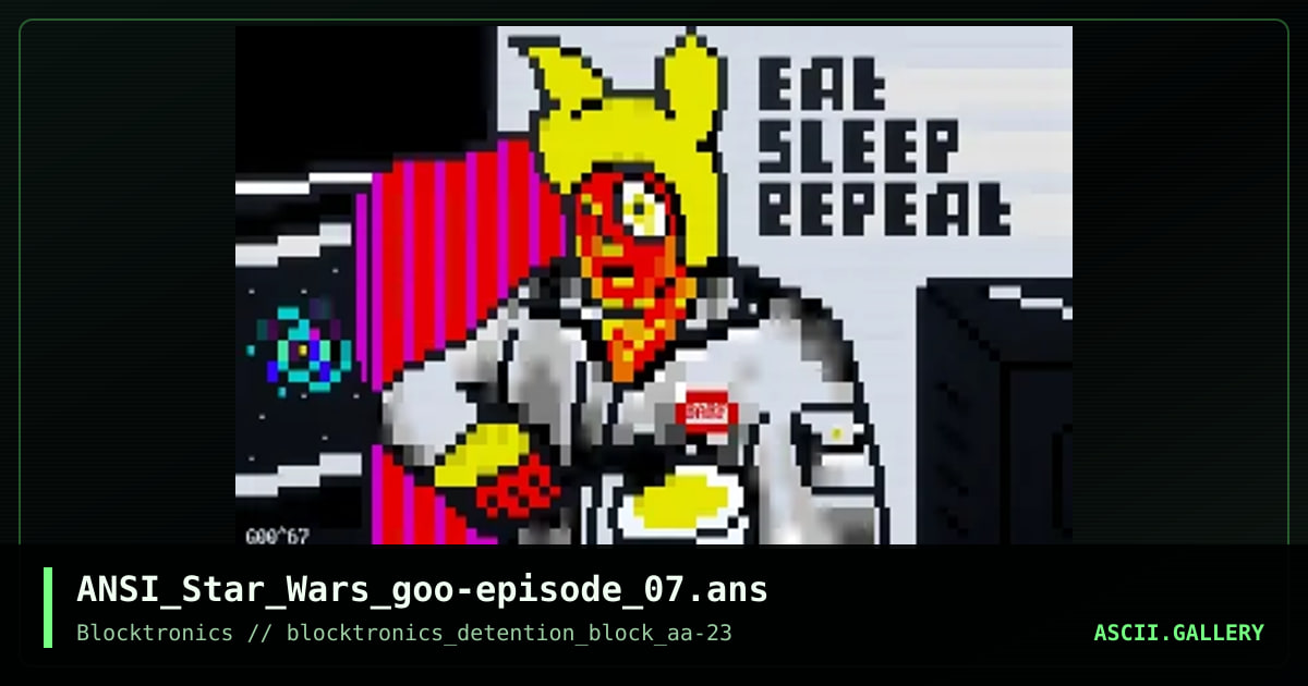 ANSI_Star_Wars_goo-episode_07.ans, by mypalgoo, 2017