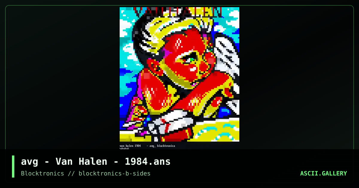 avg - Van Halen - 1984.ans, by avenging angel, 2017