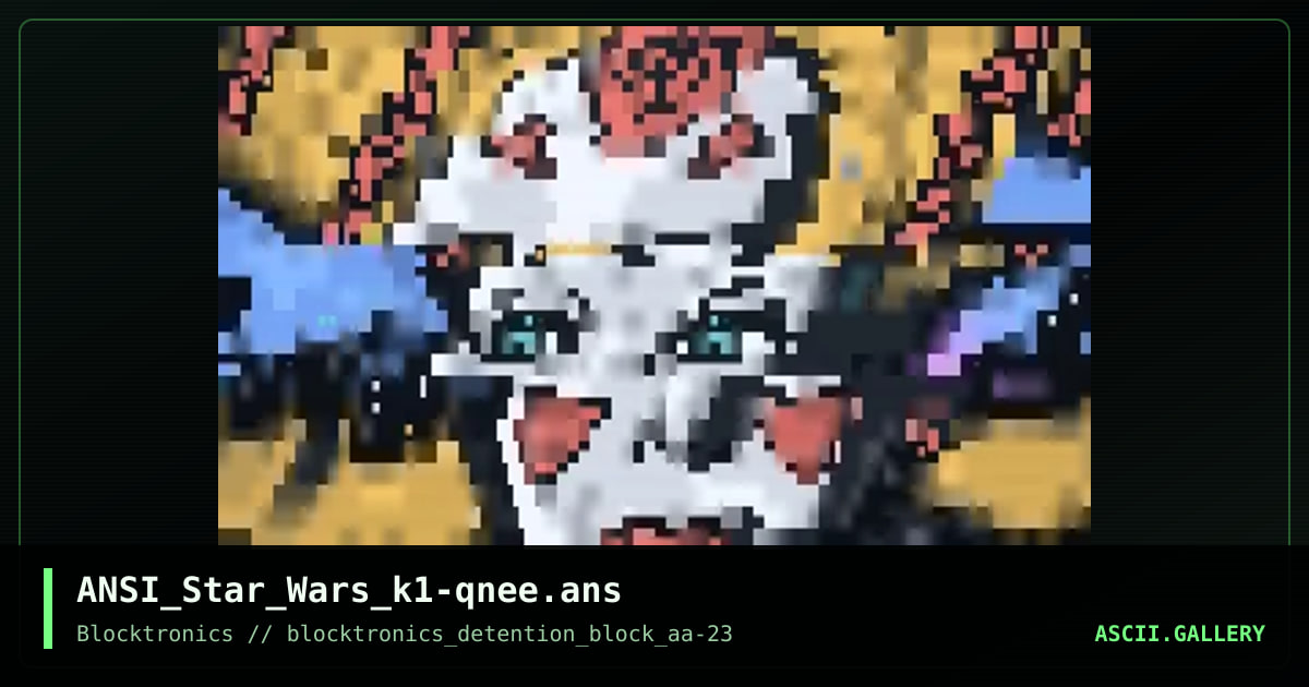 ANSI_Star_Wars_k1-qnee.ans, by knocturnal, 2017