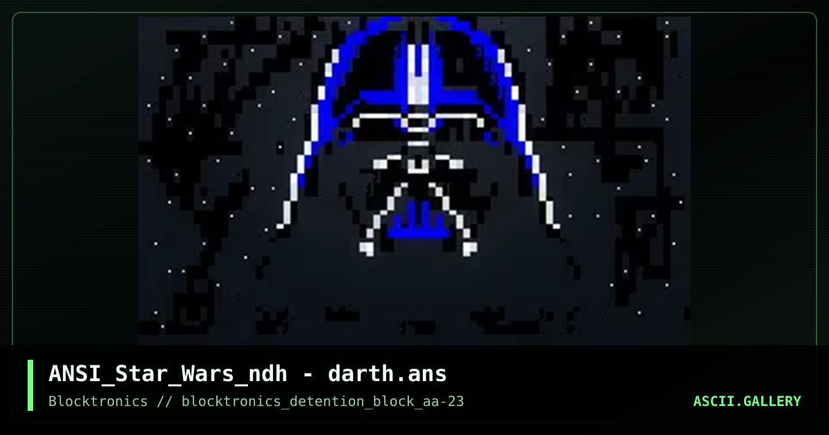 Vader, by ndh, 2017