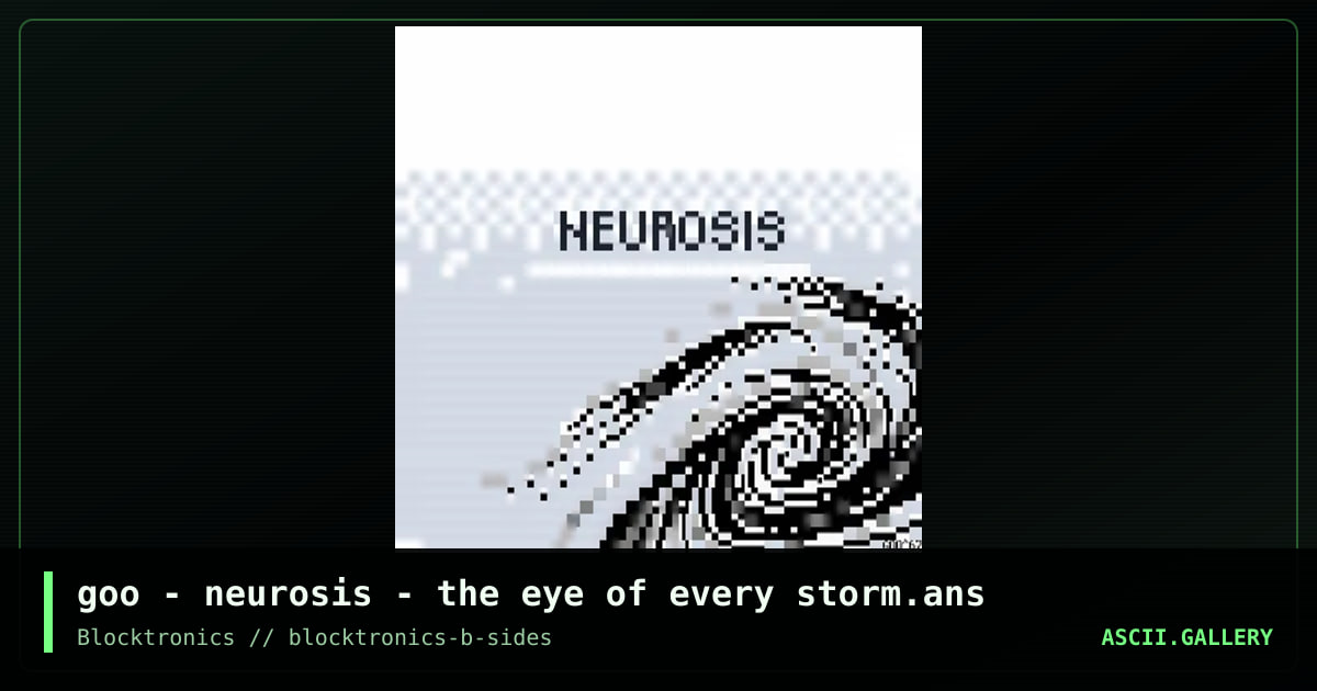 the eye of every storm, by goo, mypalgoo, 2017