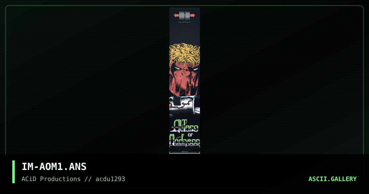 IM-AOM1.ANS, by iron man, 1993