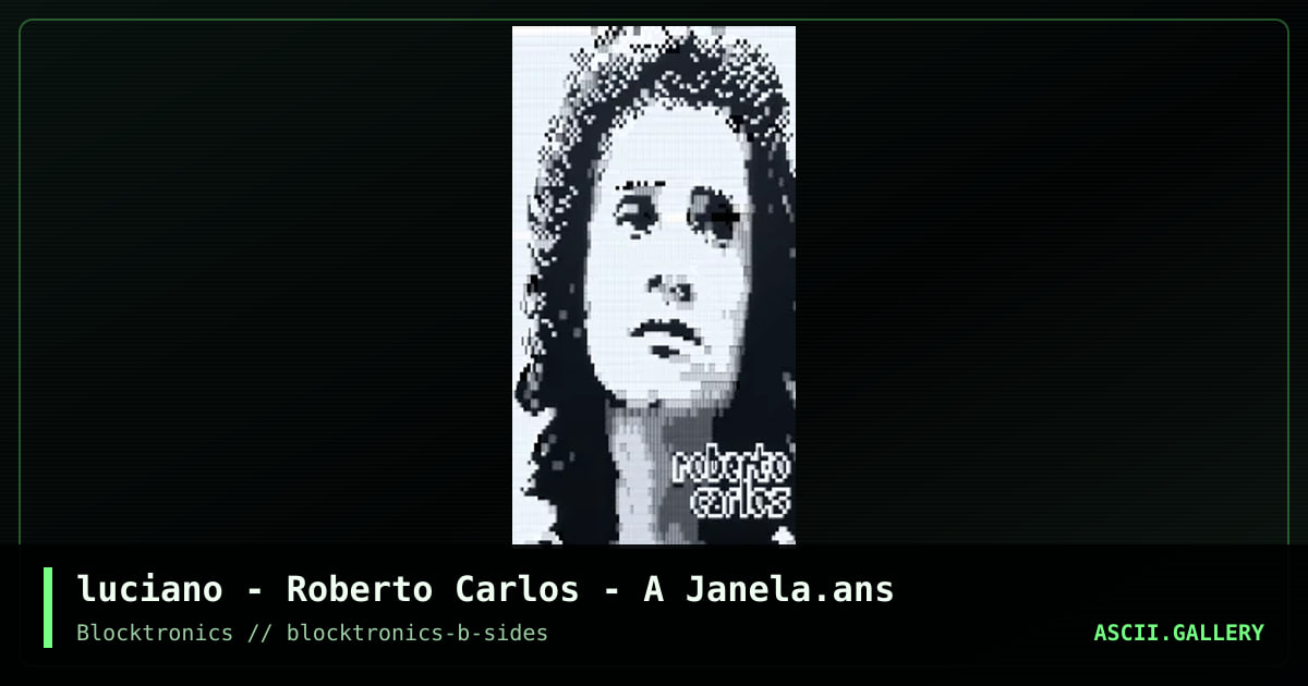 luciano - Roberto Carlos - A Janela.ans, by luciano, 2017