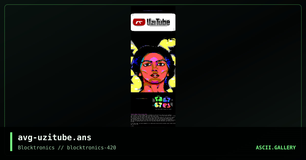 uzitube, by avenging angel, 2018