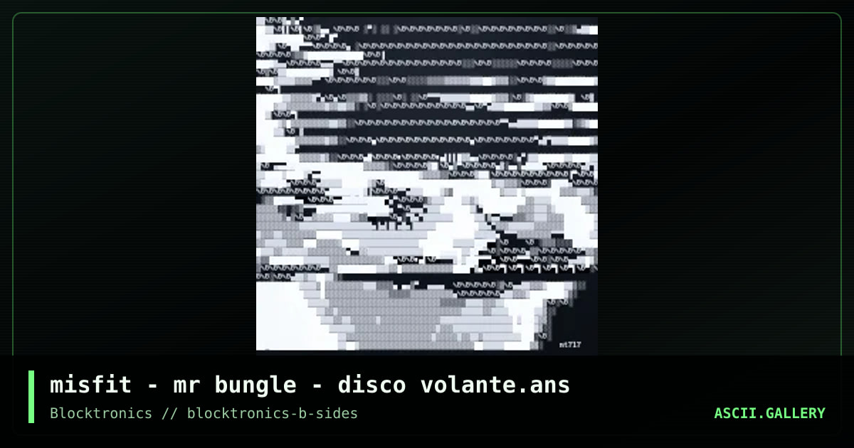 misfit - mr bungle - disco volante.ans, by misfit, 2017