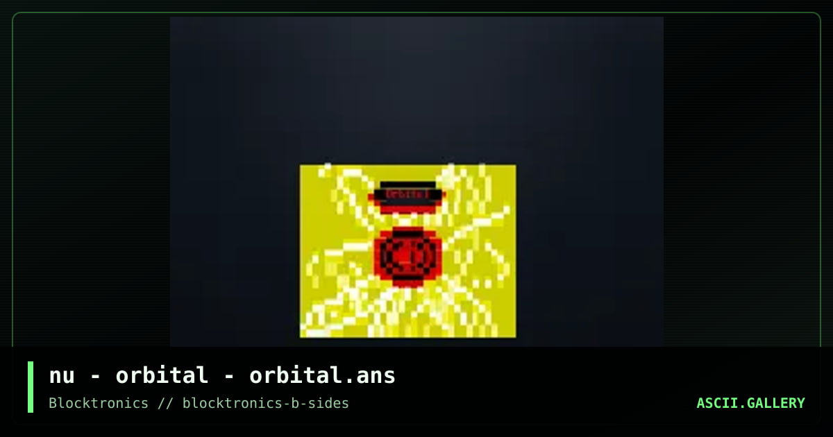Orbital - Orbital, by nuskooler, 2017
