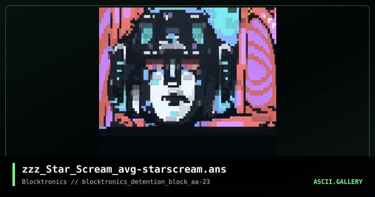 zzz_Star_Scream_avg-starscream.ans, by avg, 2017