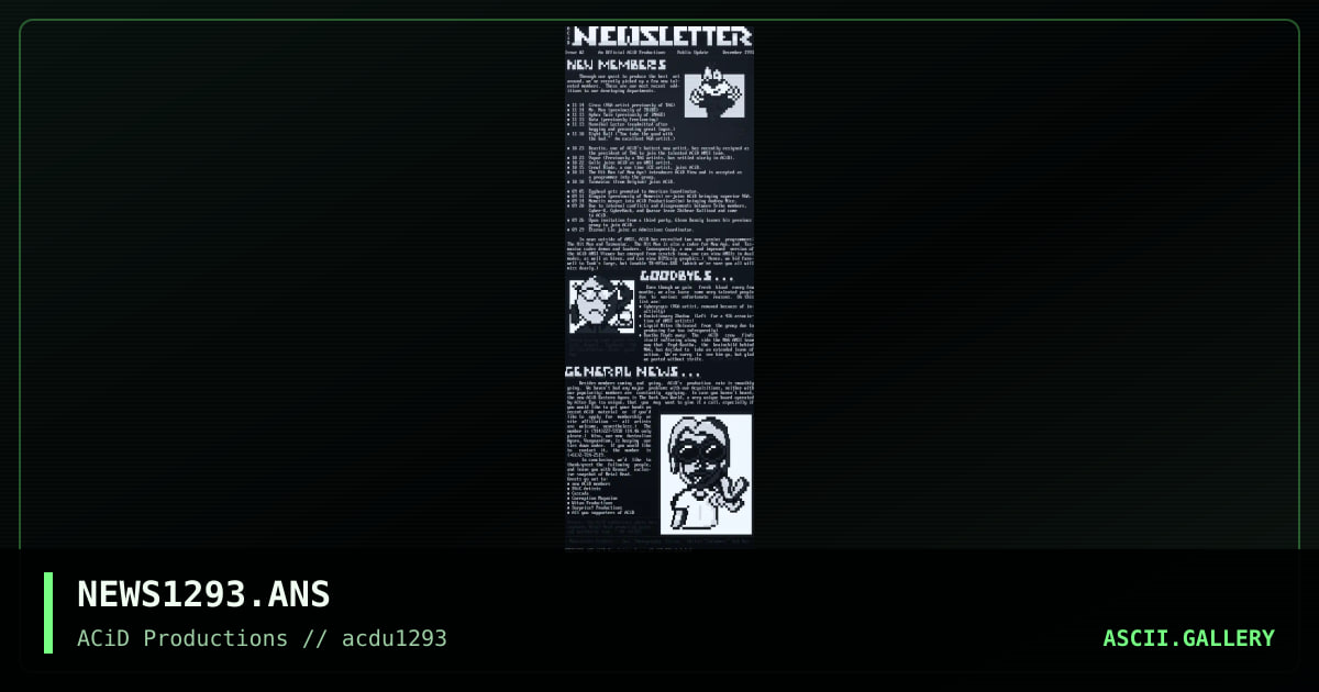NEWS1293.ANS, by vision, rad man, acid, 1993