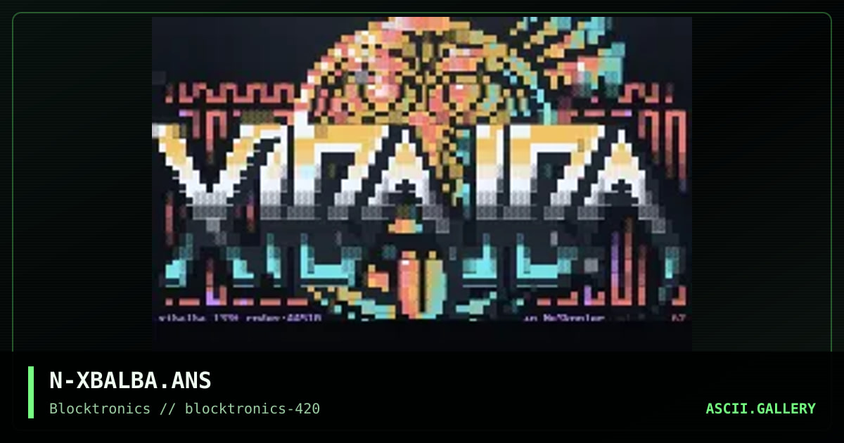 xibalba, by nail, 2018