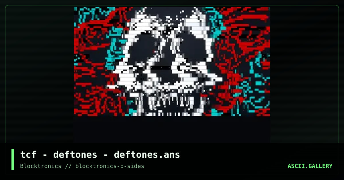 deftones - deftones, by tcf, 2017