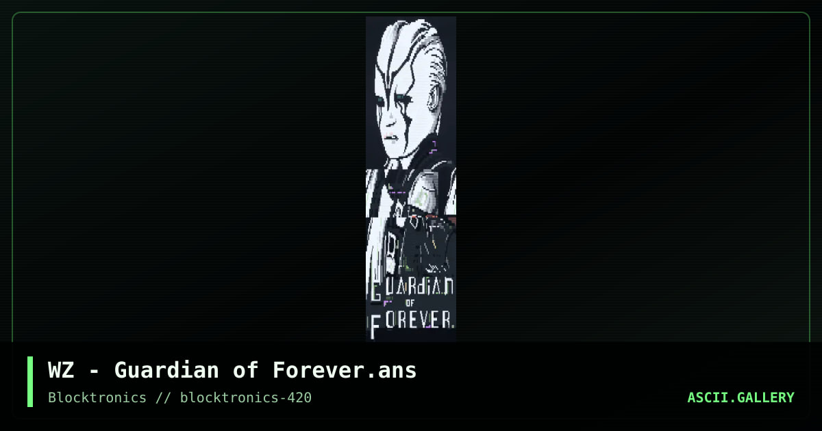 Jaylah - Guardian of Forever, by whazzit, 2018