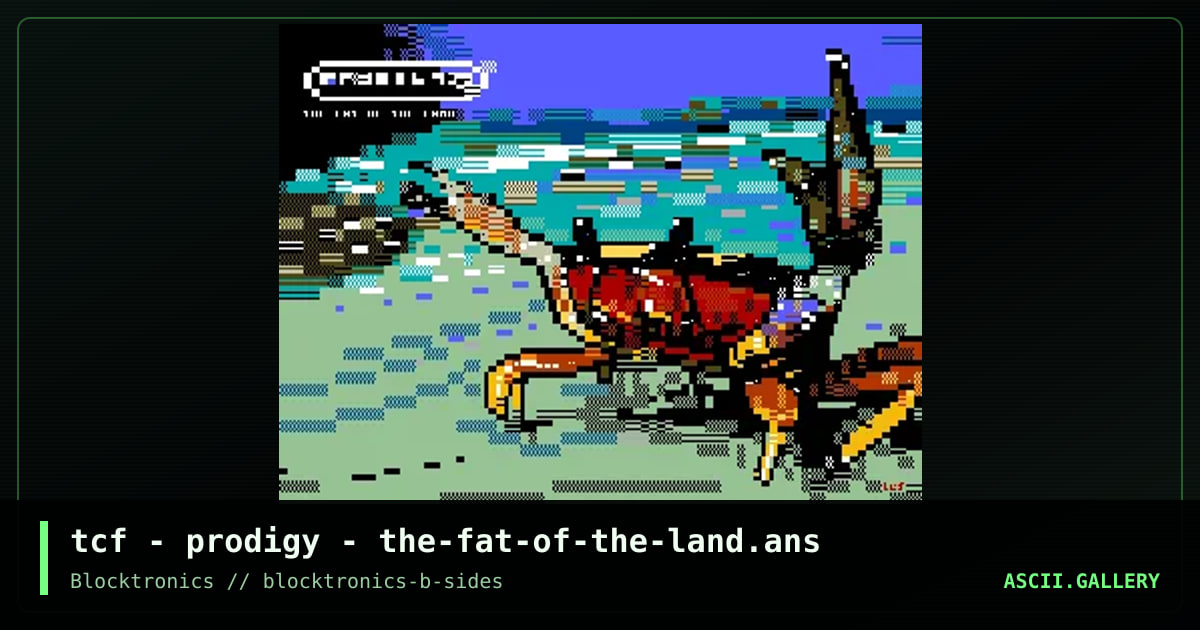 prodigy - the fat of the land, by tcf, 2017
