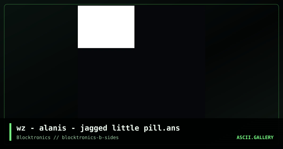 Alanis Jagged little pill, by whazzit, 2017