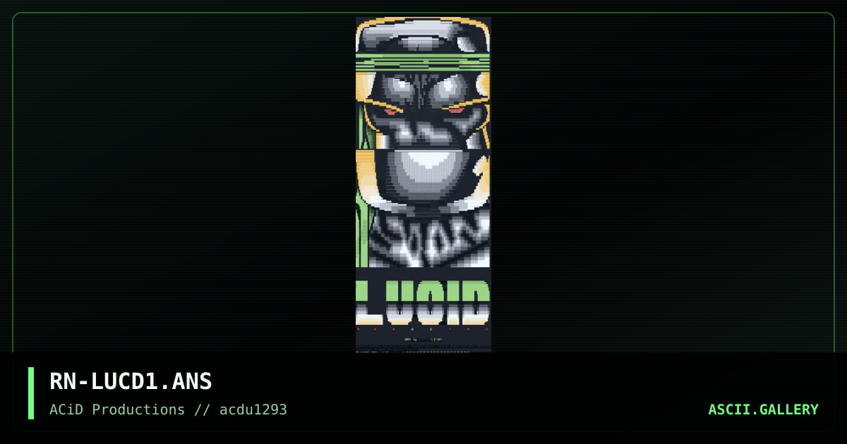 RN-LUCD1.ANS, by redman, 1993
