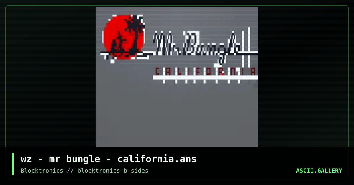 Mr Bungle California, by whazzit, 2017