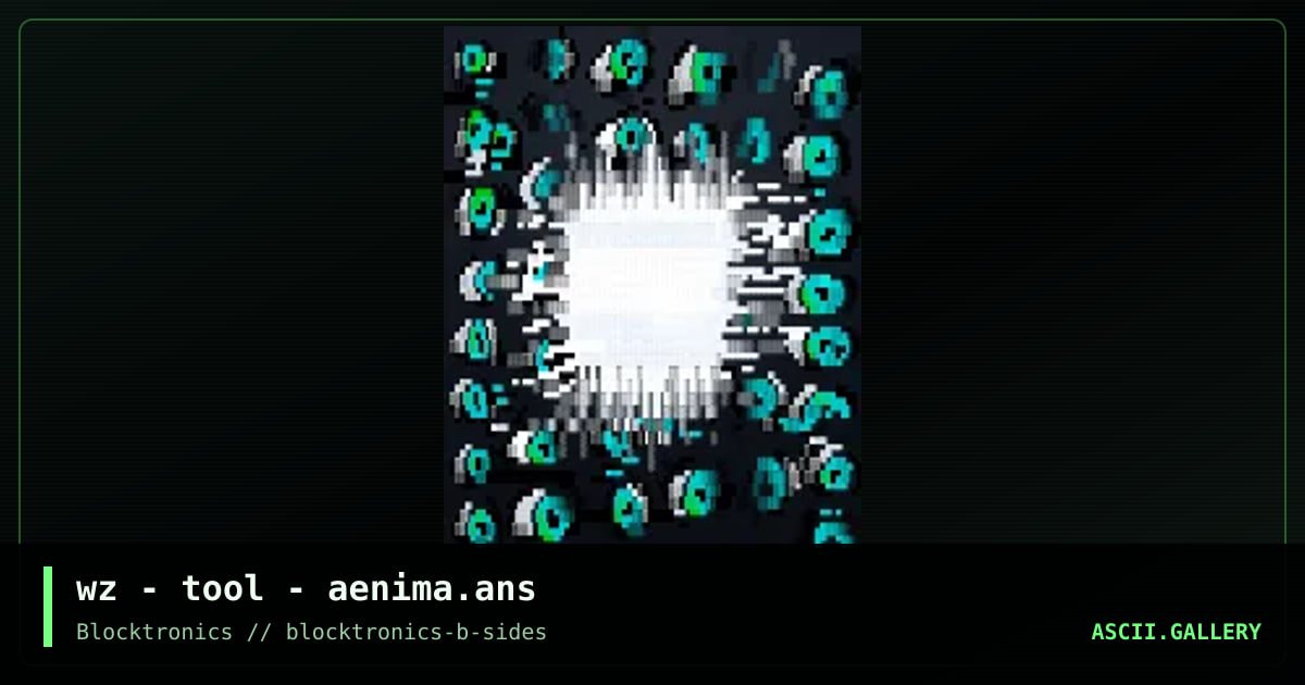 Tool Aenima, by whazzit, 2017
