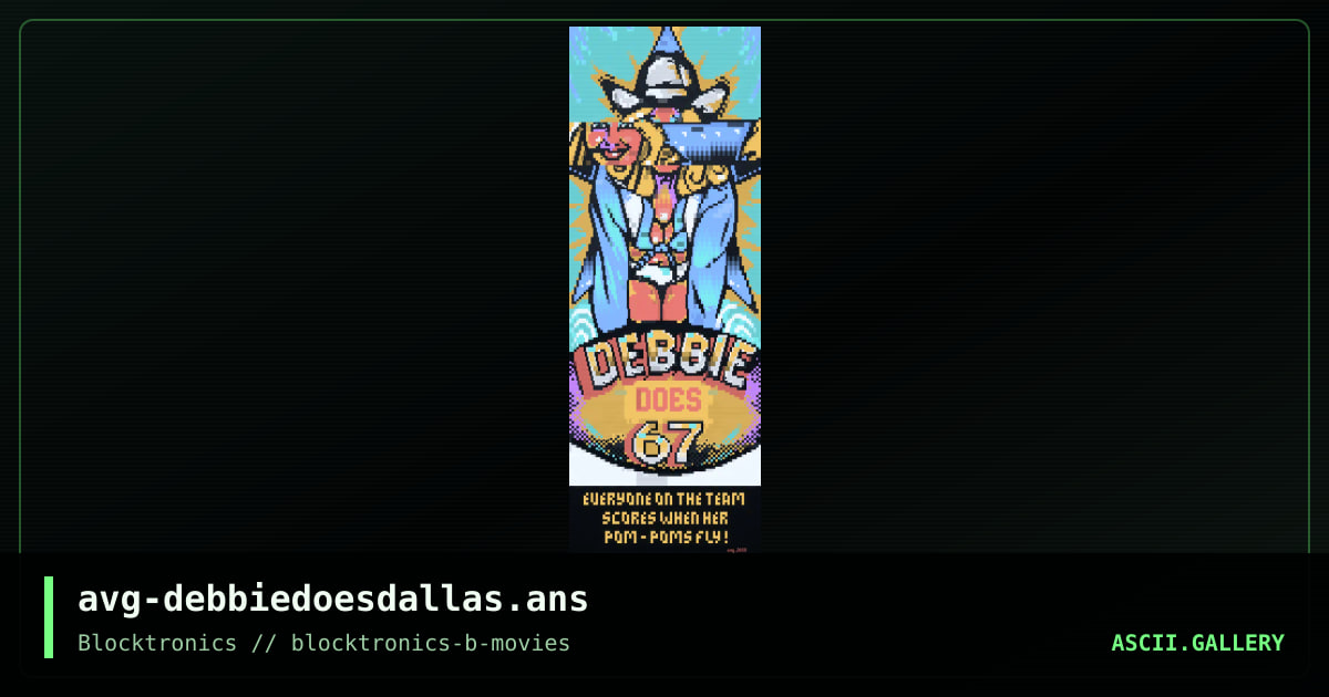 debbie does 67, by avenging angel, 2018
