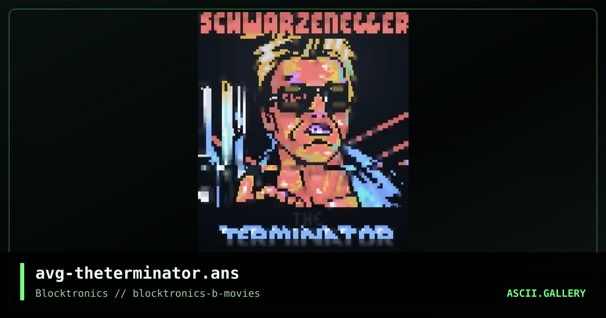 the terminator, by avenging angel, 2018