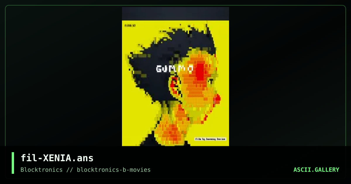 Gummo, by filth, 2018