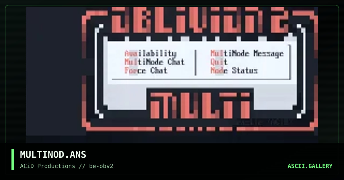 MULTINOD.ANS, by beastie, 1994