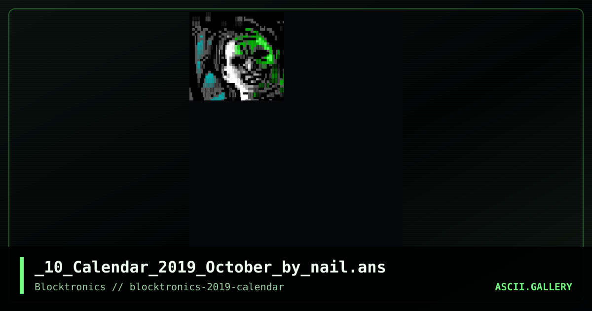 blocktober chainsaw massacre, by nail, 2018