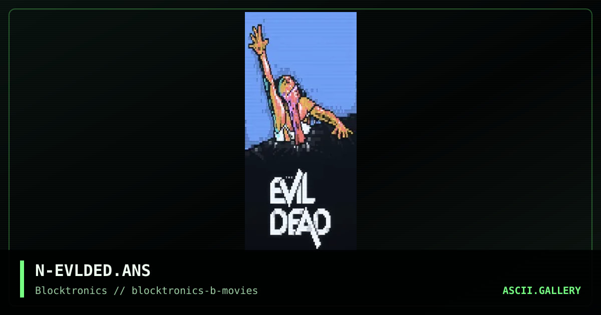 the evil dead, by nail, 2018
