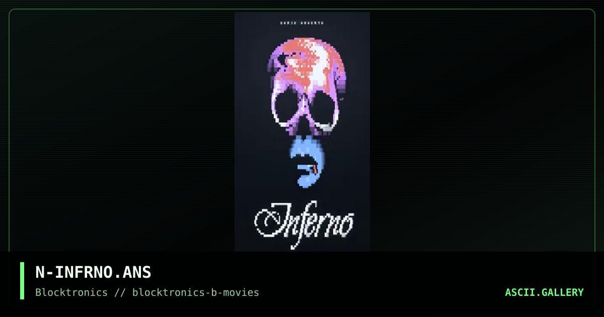 inferno, by nail, 2018