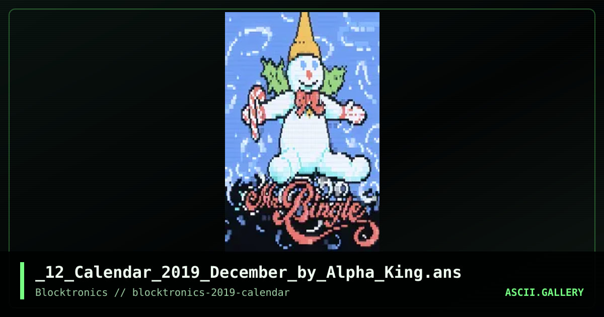 Mr. Bingle, by alpha king, 2018