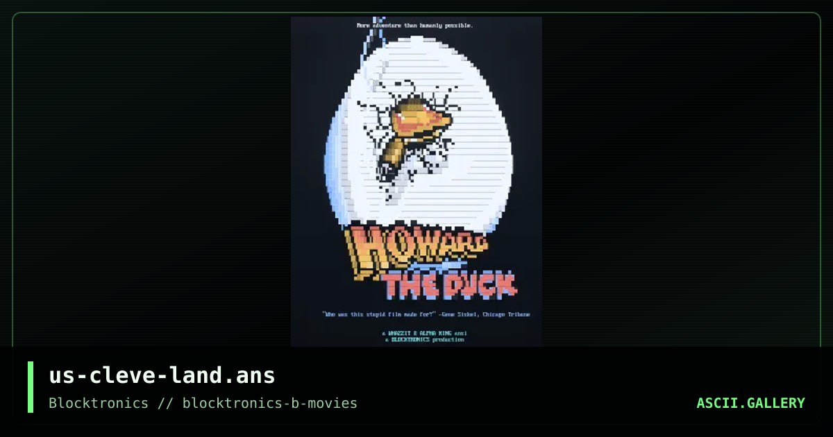 Howard the Duck, by whazzit, alpha king, 2018