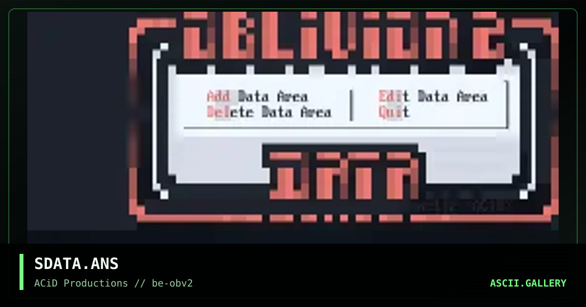 SDATA.ANS, by beastie, 1994
