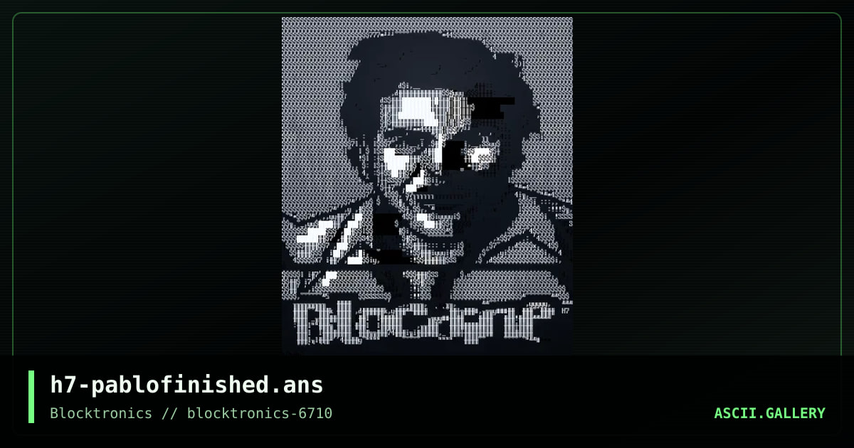 h7-pablofinished.ans, by h7, 2018