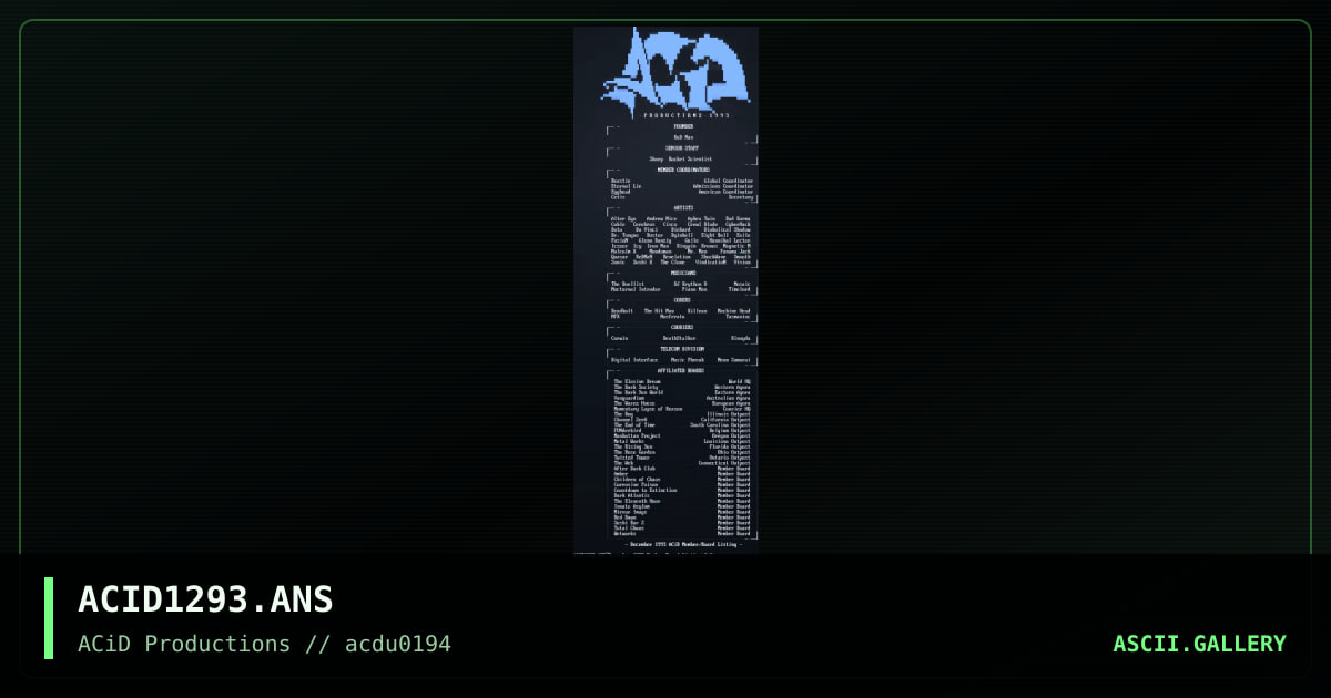 ACID1293.ANS, by vision, 1994